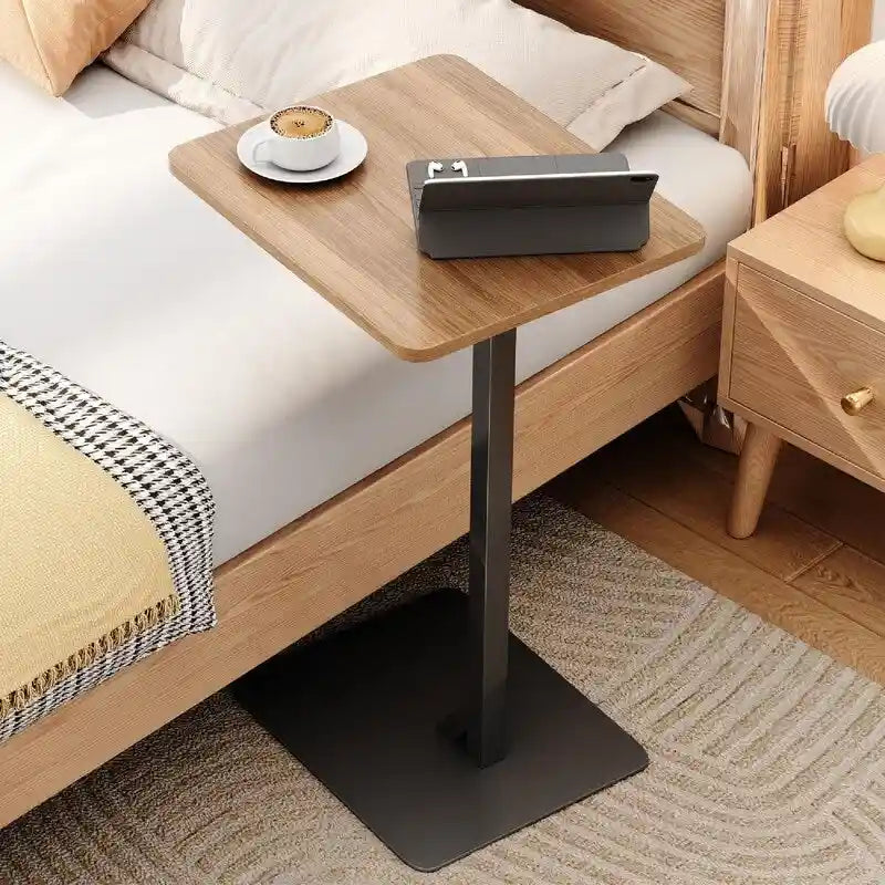 Table d'appoint en C pour canapé et chevet - 40 P x 30 L x 60 H cm