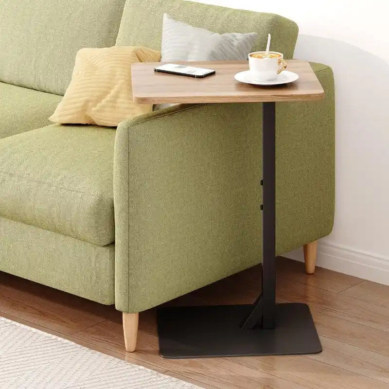 Table d'appoint en C pour canapé et chevet - 40 P x 30 L x 60 H cm