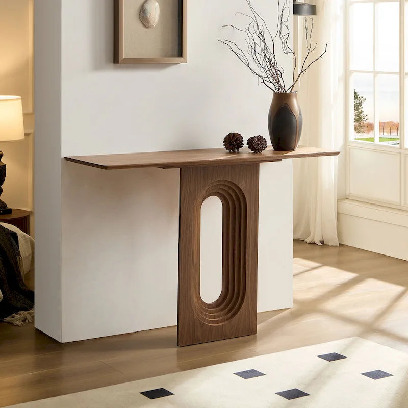 Console étroite moderne avec design Loopback unique