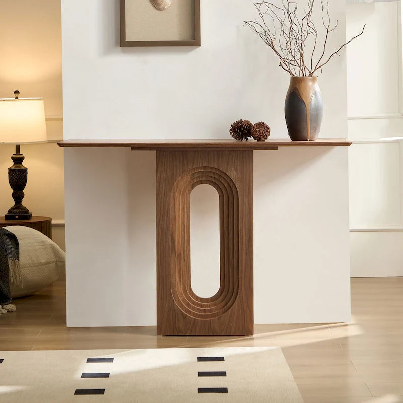 Console étroite moderne avec design Loopback unique