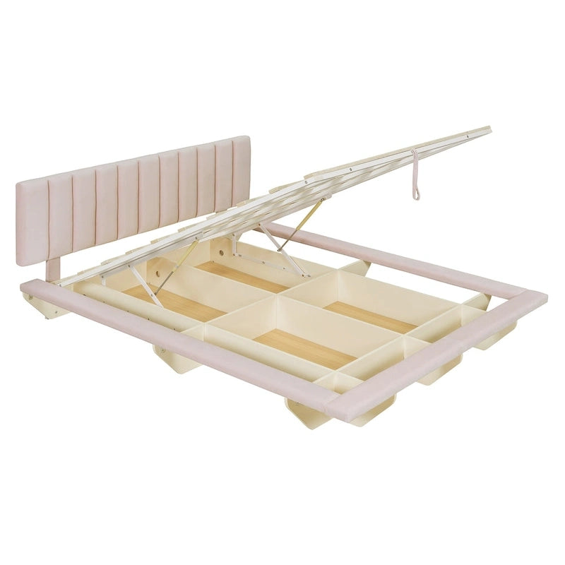 Lit flottant Queen Size avec lumière LED et USB