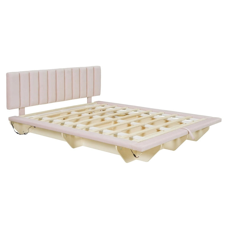 Lit flottant Queen Size avec lumière LED et USB