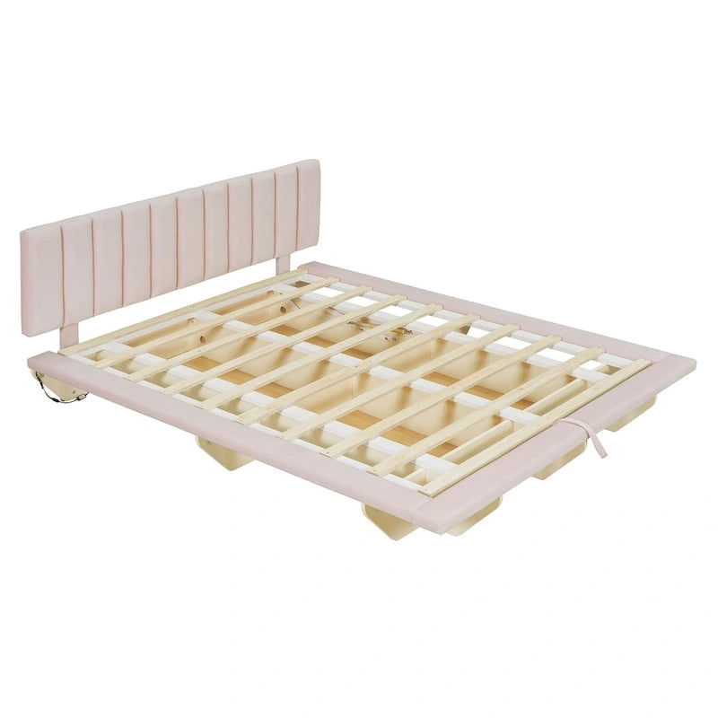 Lit flottant Queen Size avec lumière LED et USB