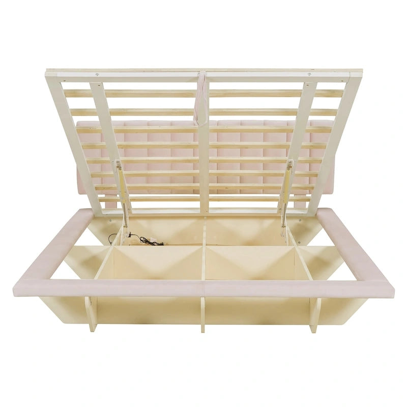 Lit flottant Queen Size avec lumière LED et USB