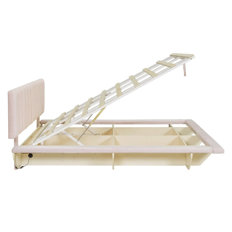 Lit flottant Queen Size avec lumière LED et USB