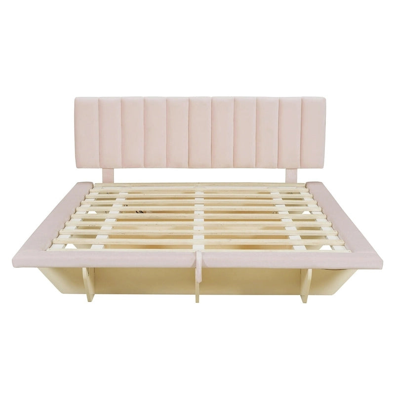 Lit flottant Queen Size avec lumière LED et USB