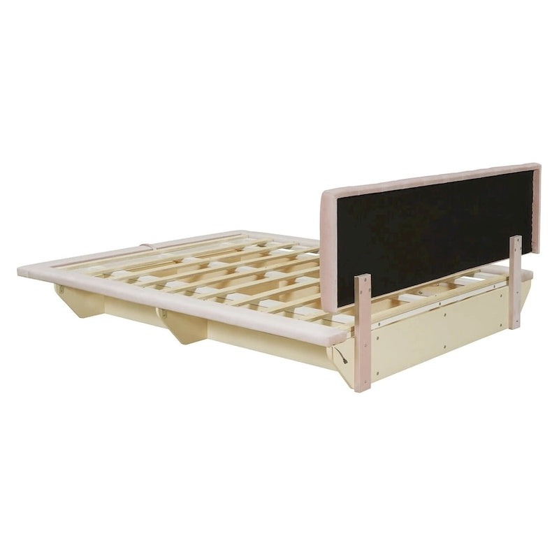 Lit flottant Queen Size avec lumière LED et USB