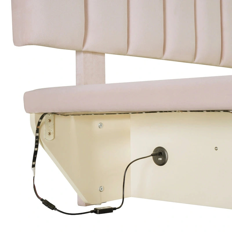 Lit flottant Queen Size avec lumière LED et USB