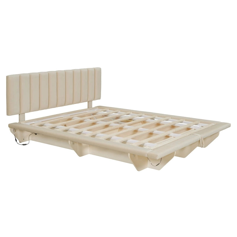 Lit flottant Queen Size avec lumière LED et USB