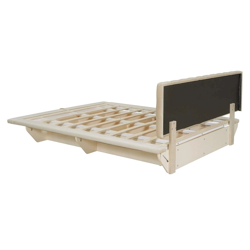 Lit flottant Queen Size avec lumière LED et USB