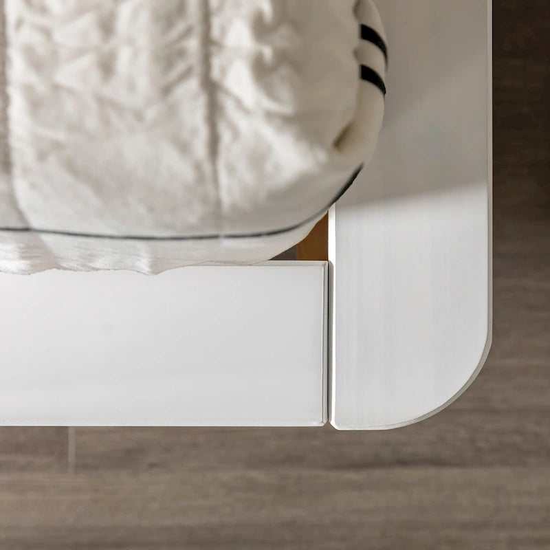 Lit plate-forme King-Size en pin massif avec lattes