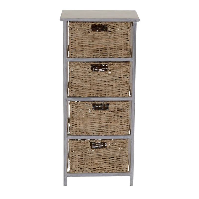 Meuble de Rangement à 4 Tiroirs pour la Maison