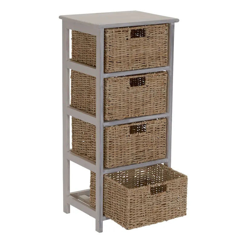 Meuble de Rangement à 4 Tiroirs pour la Maison