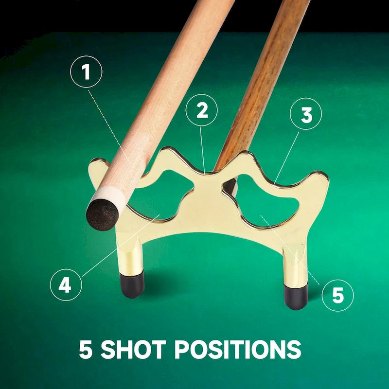 Tête de pont vissable en laiton pour queue de billard. Accessoires pour queue de billard - Noir