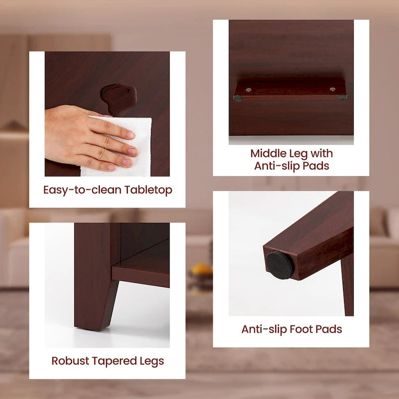 Table basse relevable avec compartiment caché et - Voir détails