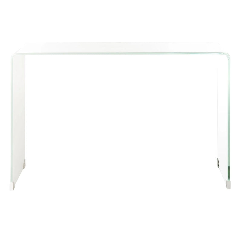 Table console en verre Ombre - Transparent / Bleu - 43,3 x 13,8 x 29,5 - 43Lx14Px30H