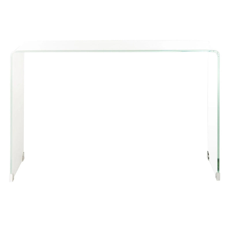 Table console en verre Ombre - Transparent / Bleu - 43,3 x 13,8 x 29,5 - 43Lx14Px30H