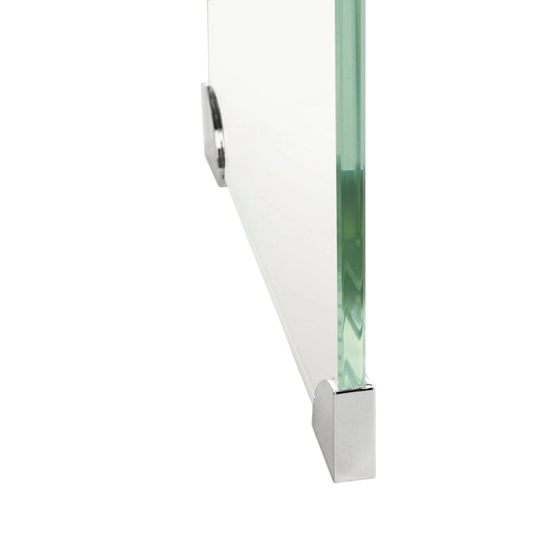 Table console en verre Ombre - Transparent / Bleu - 43,3 x 13,8 x 29,5 - 43Lx14Px30H