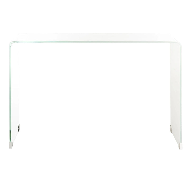 Table console en verre Ombre - Transparent / Bleu - 43,3 x 13,8 x 29,5 - 43Lx14Px30H
