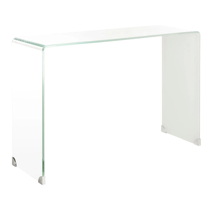 Table console en verre Ombre - Transparent / Bleu - 43,3 x 13,8 x 29,5 - 43Lx14Px30H