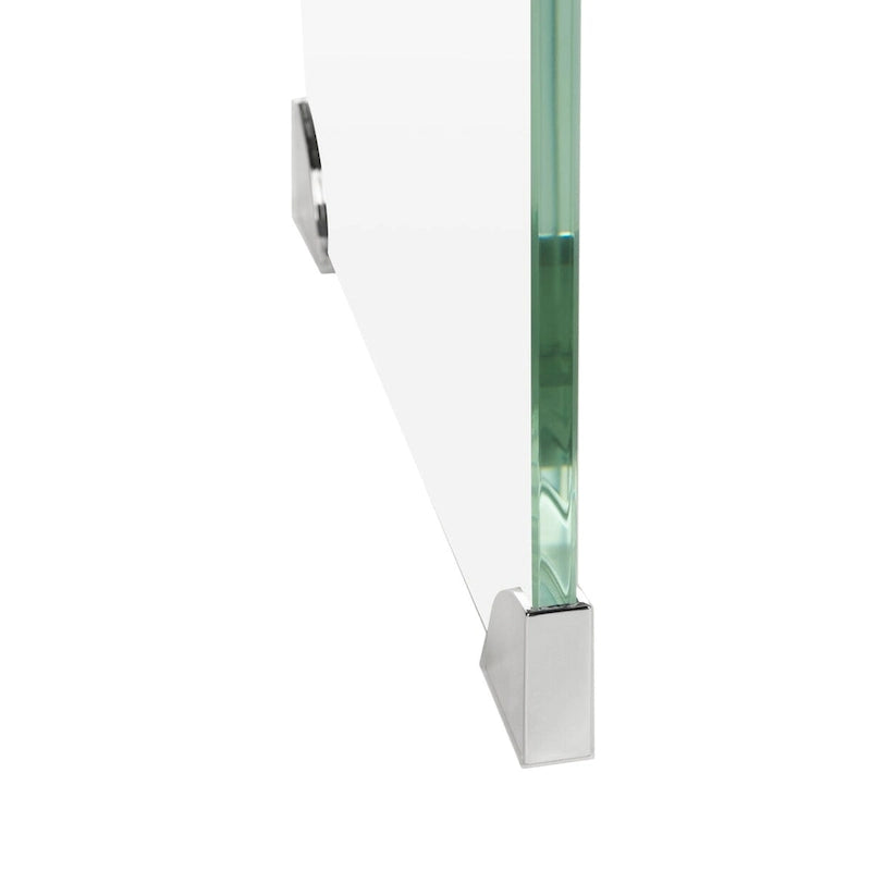 Table console en verre Ombre - Transparent / Bleu - 43,3 x 13,8 x 29,5 - 43Lx14Px30H