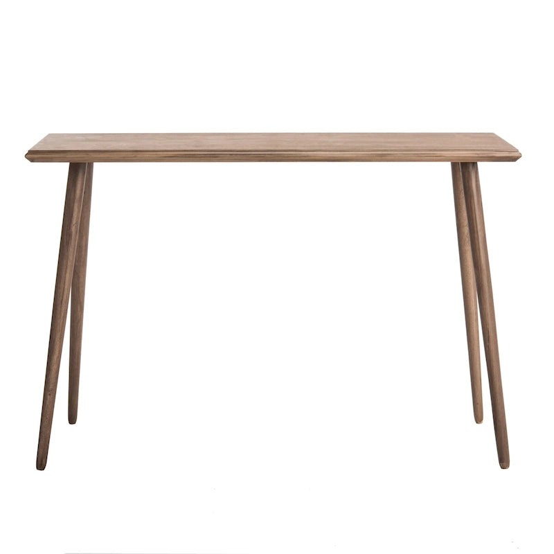 Table console blanc antique du milieu du siècle