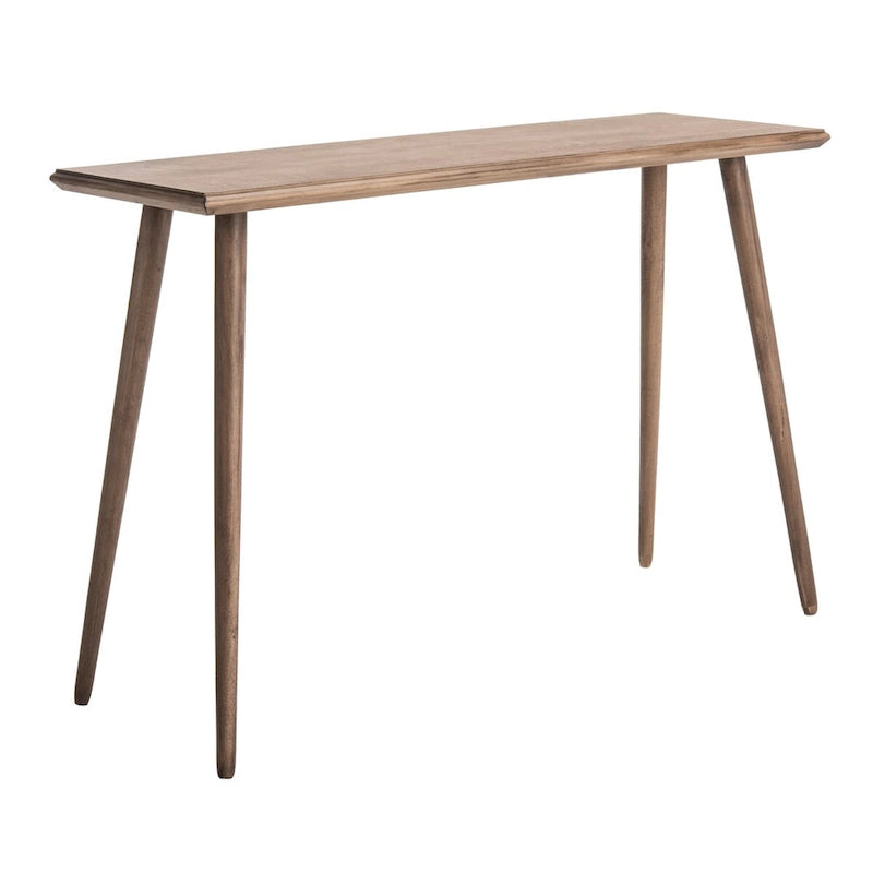 Table console blanc antique du milieu du siècle