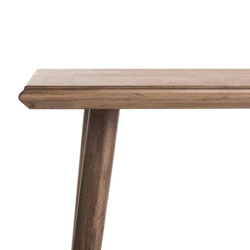 Table console blanc antique du milieu du siècle