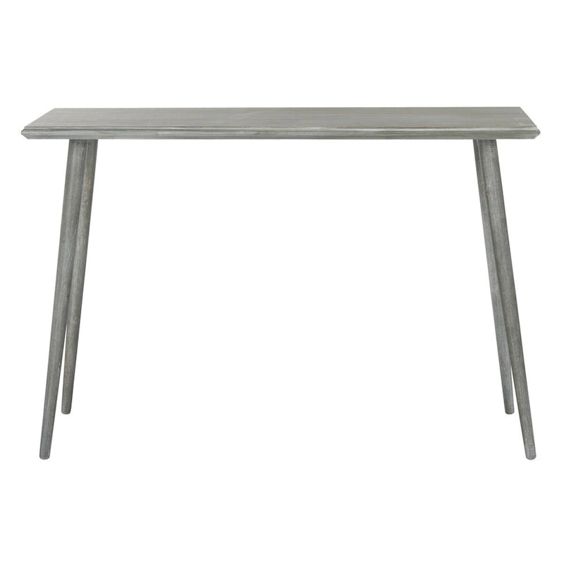 Table console blanc antique du milieu du siècle