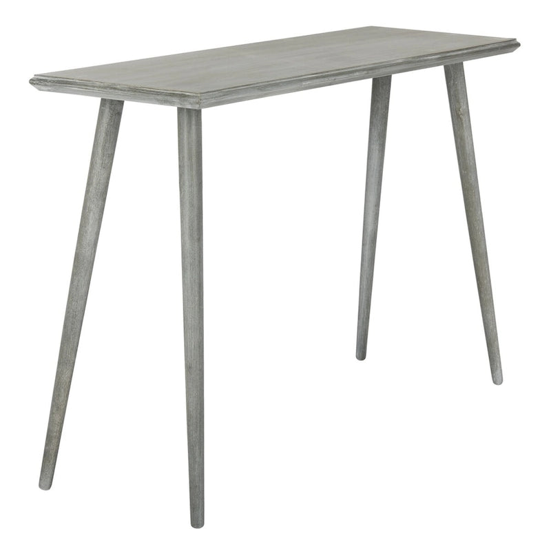 Table console blanc antique du milieu du siècle