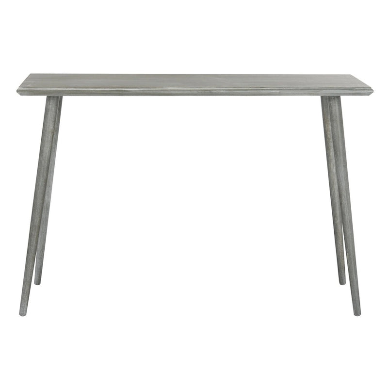 Table console blanc antique du milieu du siècle