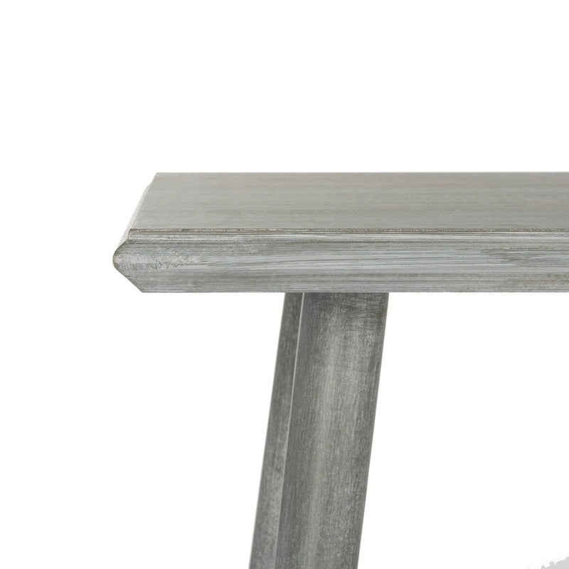 Table console blanc antique du milieu du siècle