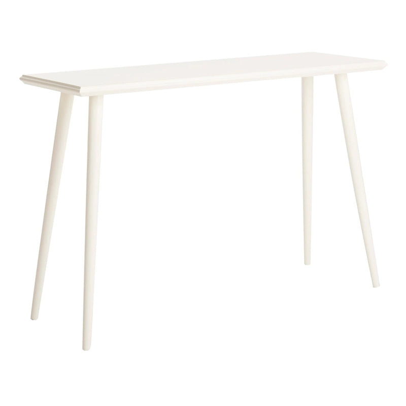 Table console blanc antique du milieu du siècle