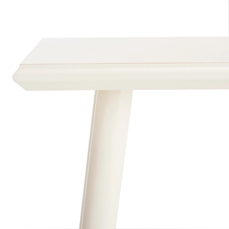 Table console blanc antique du milieu du siècle