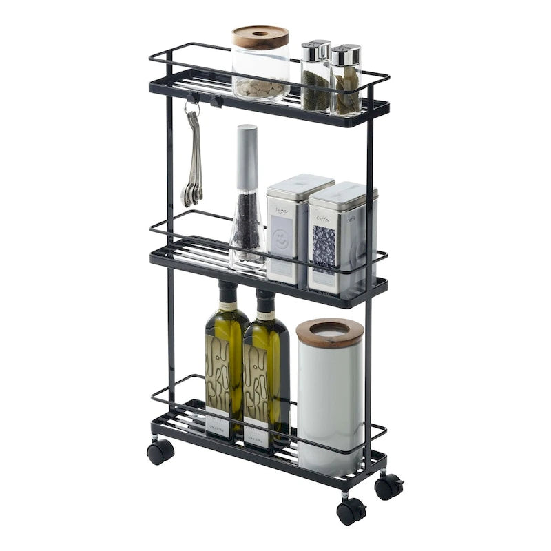Chariot roulant, acier, supporte 3 kg, roues