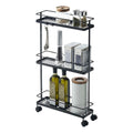 Chariot roulant, acier, supporte 3 kg, roues