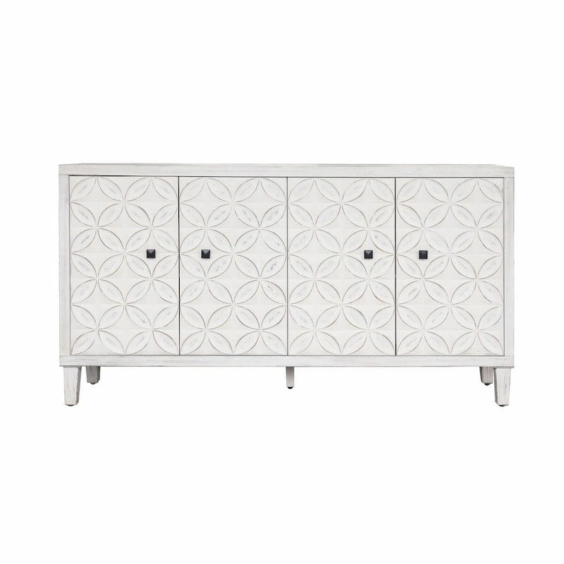 Meuble d'appoint 4 portes en bois buffet