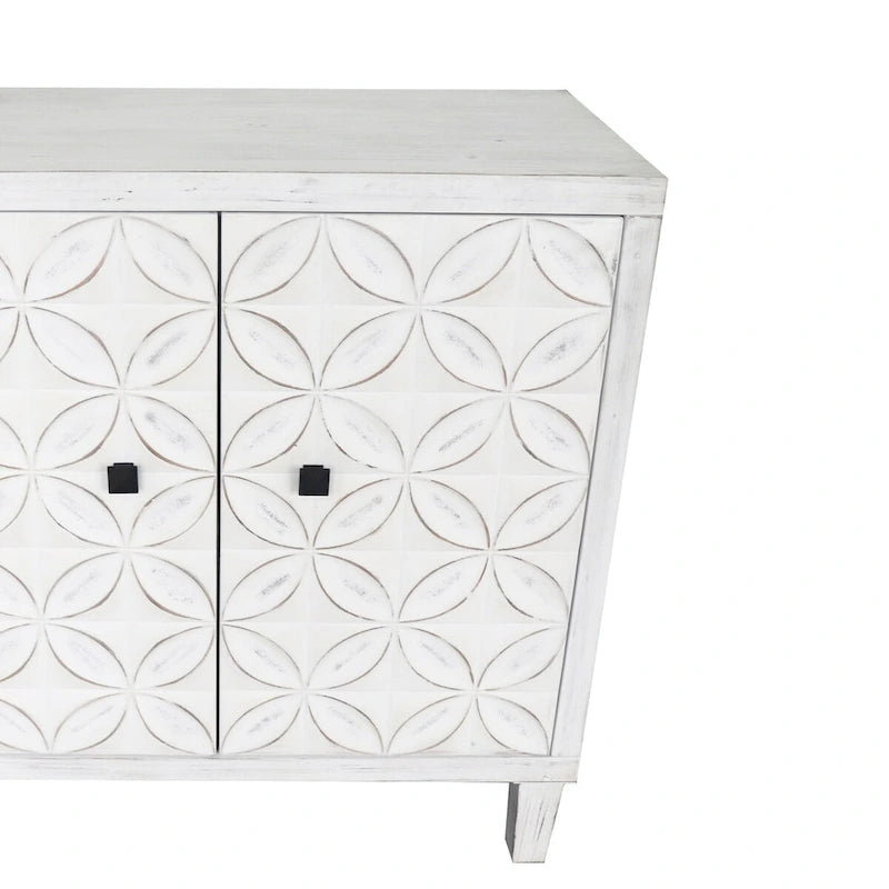 Meuble d'appoint 4 portes en bois buffet