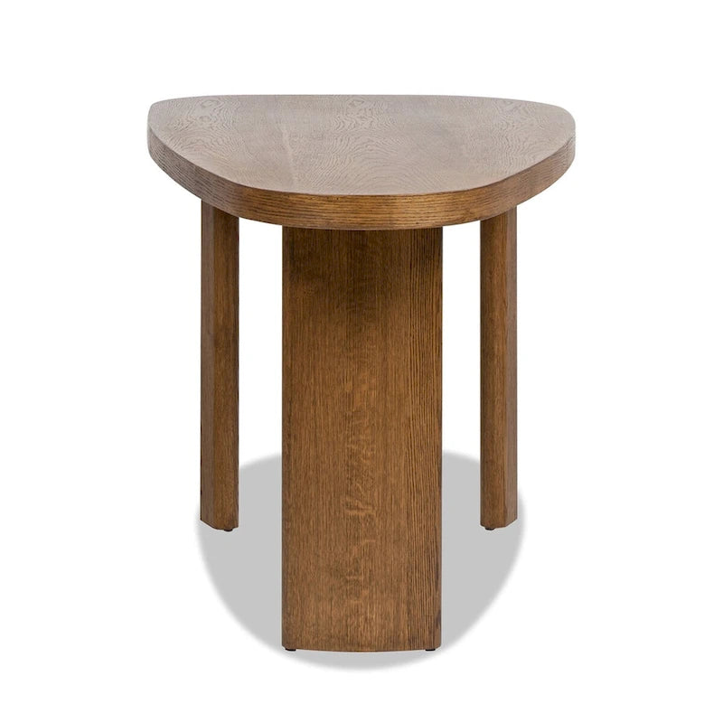 Console de 60 chêne, ovale oblongue